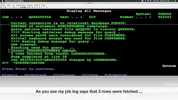 Coding in RPG (IBM i/AS400). Embedded SQL in IBM i (AS/400) RPG (Part III)