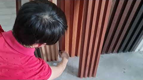Hướng dẫn thi công tấm nhựa Lam Sóng ốp trần - tường, Gỗ nhựa WPC Đơn giản dễ làm