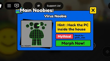 [Trick.1] How To Get Virus Noobie | Find The Noobies Morph Roblox