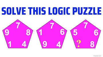 Solve this Pink Pentagon Logic Puzzle! | Fast & Easy Explanation