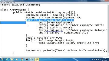 Java Arrays by Example & Command Line Arguments