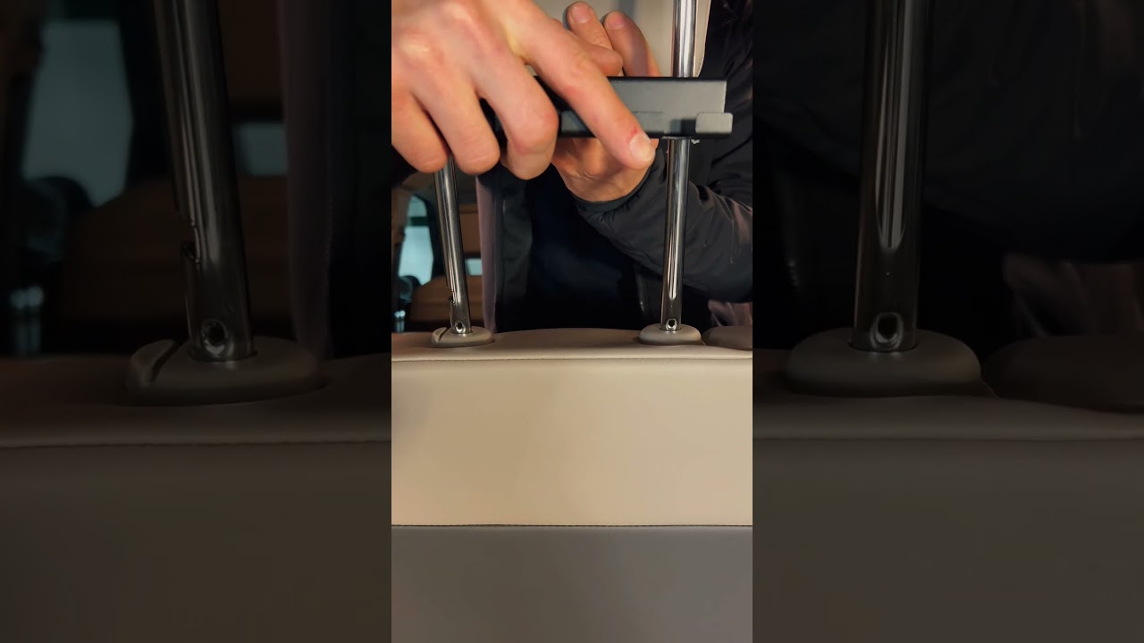 Einbau Kopfstütze Hakenleiste VW T7 Multivan California Ocean Coast Van Vagabunden