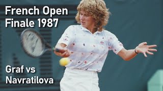 French Open Finale 1987  Martina Navratilova - Steffi Graf