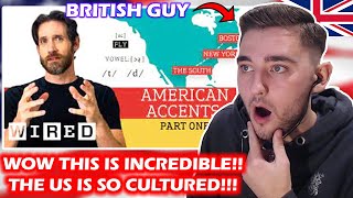 British Guy Reacts to Accent Expert Gives a Tour of U.S. Accents - (Part 2) | WIRED