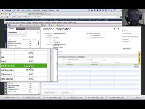 QuickBooks Desktop Tutorial: Purchase Workflow - Purchase Orders, Item Receipts, and Bills