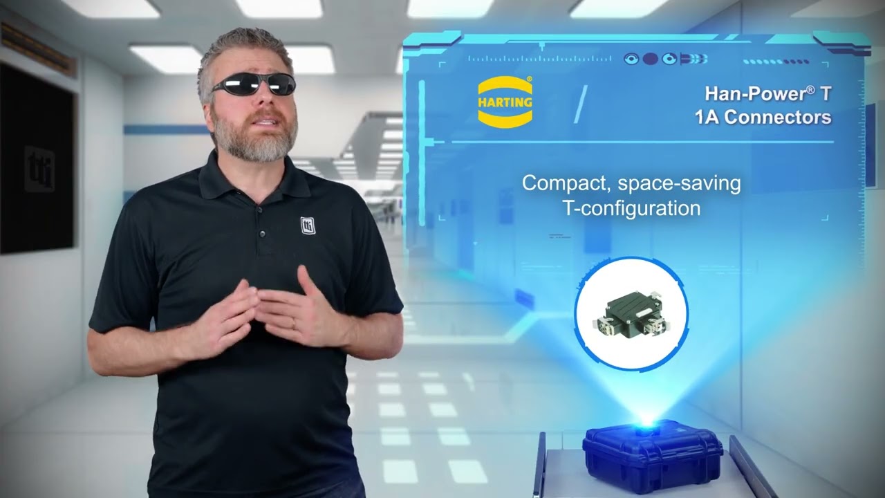 HARTING Han 1A Power T Connectors, Tech Specs I TTI, Inc.