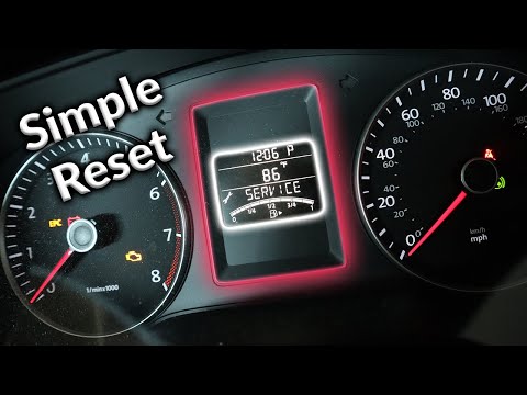 فيديو: كيف يمكنك إعادة ضبط ضوء الخدمة في سيارة فولكس فاجن جيتا 2014؟