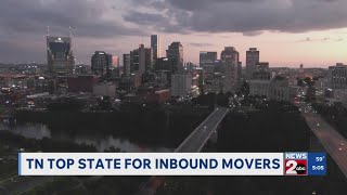 Tennessee is a top state for inbound movers