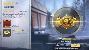 MY ALL SEASONS CONQUEROR FRAME.I GOT SEASON 16 CONQUEROR FRAME