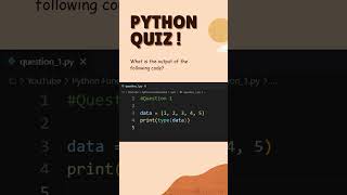 Quiz 1| Python