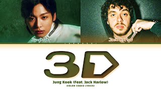 Jungkook (정국) '3D (Feat. Jack Harlow)' Lyrics Resimi