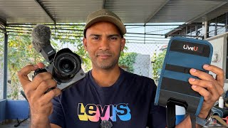 How To Do Cinematic High quality LIVE STREAMING from Anywhere| LIVE U SOLO PRO