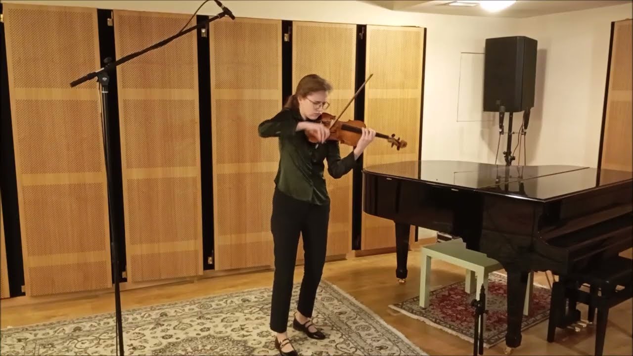 Eleni Lagkouvardou | Bach: Violin Sonata no. 1 in G minor BWV 1001, I. Adagio
