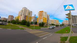 Белгород велопрогулка по улице Будённого дымится автомобиль
