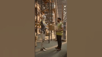 Robot usecase warehouse worker #shorts #robot #ai