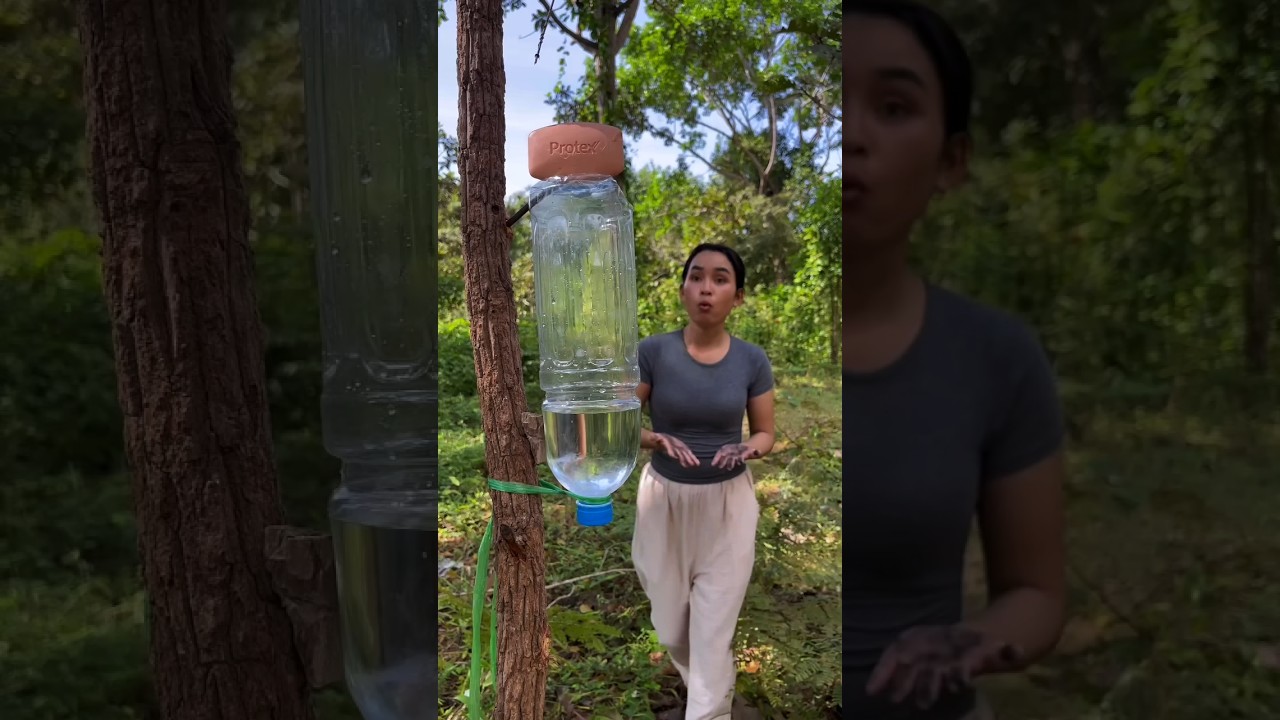 Survival Skills SMART Idea and USEFUL hand wash by  mom