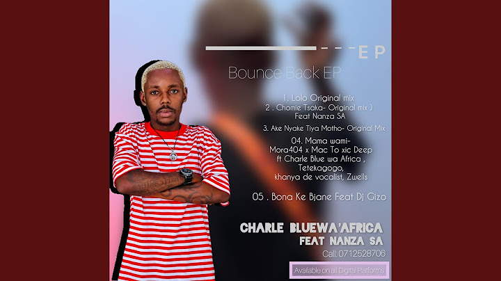 Ake nyako tiya motho-Charle BlueWa"Africa x Nanza SA