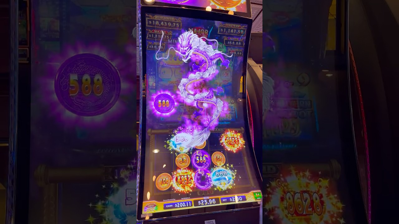 SUPER Bonus on the New Dragon Trio Midnight Storm! #slots #casino #lasvegas