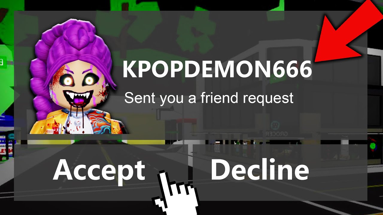 NEVER FRIEND THIS ROBLOX PLAYER IN BROOKHAVEN AT NIGHT!