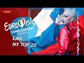 Eurovision 2022 Slovenia My Top 20 Ema W Ratings