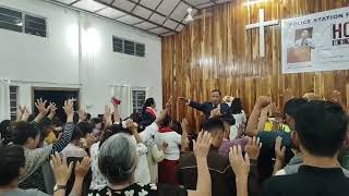 Jalukie police Baptist Church revival Sunday evening Lanurenba missionary