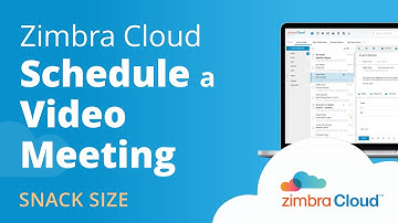 Zimbra Cloud™ Demo - Schedule a Video Meeting