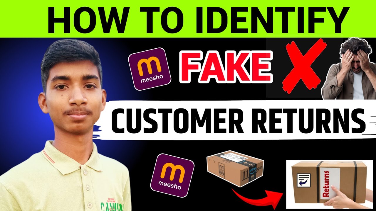 MEESHO PR CUSTOMER RETURN CLAIM KESE KRE / MANAGE RETURN ON MEESHO