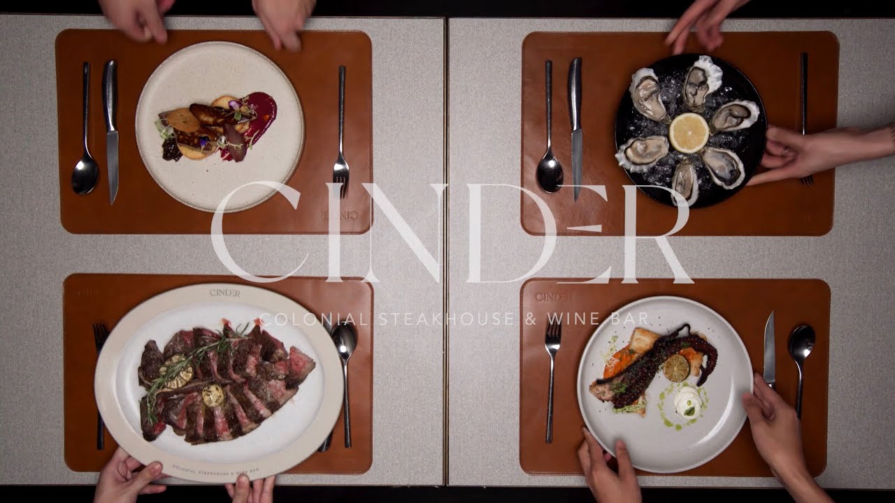 Chefs Table Singapore CINDER Colonial Steakhouse and Wine Bar YouTube