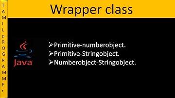 wrapper class in java in tamil
