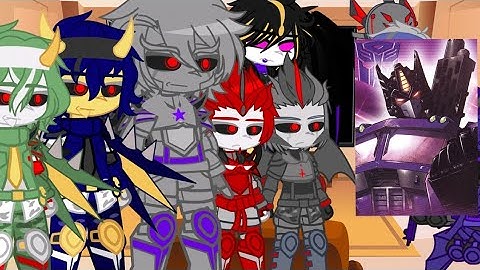 Transformers Prime Decepticons React Transformers Shattered Glass (🇧🇷-🇺🇸-🇲🇽) Part 1/??? (1/?)