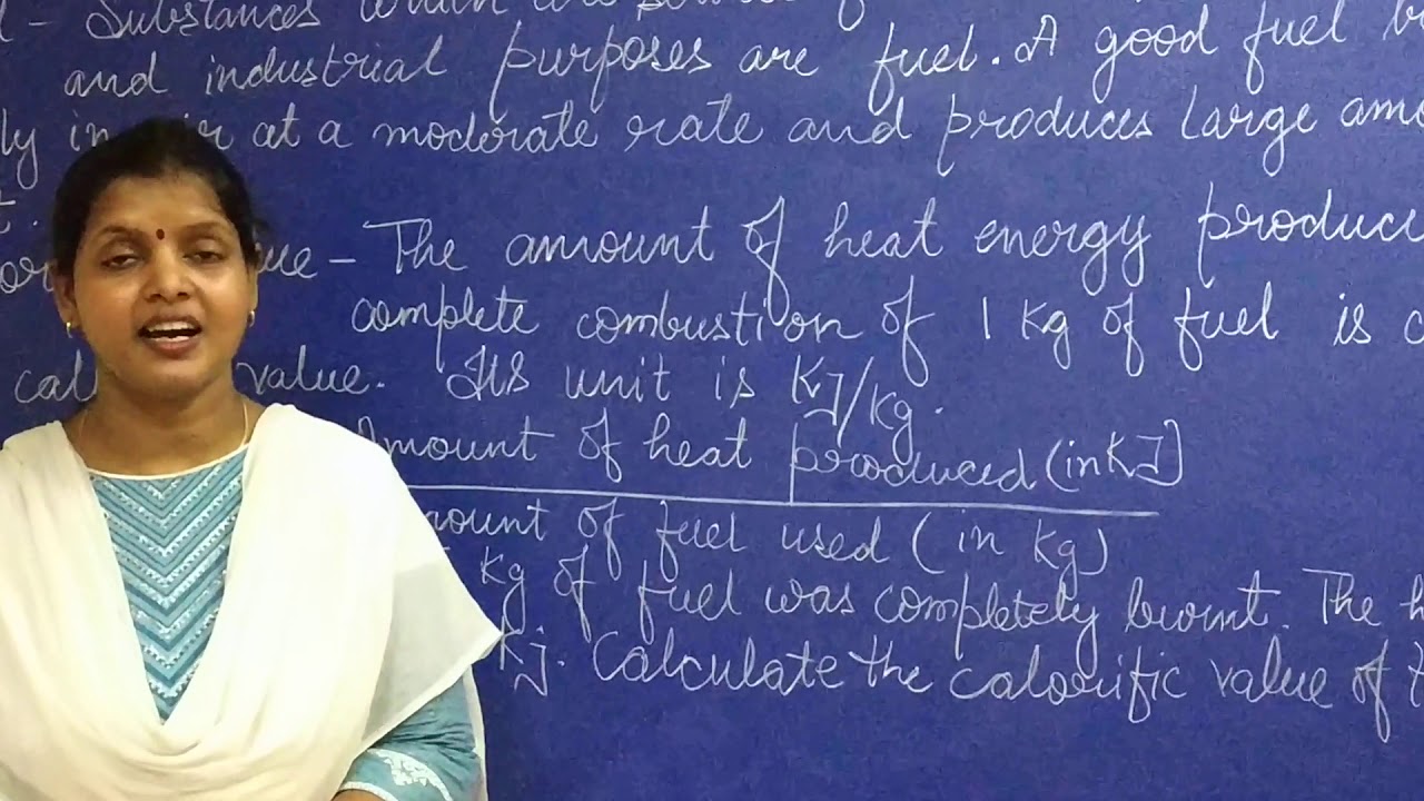 Class8th science fuel And It s Calorific Value YouTube