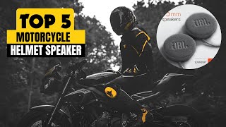 Best Motorcycle Helmet Speakers for Music 2024  Expert's Top Picks!