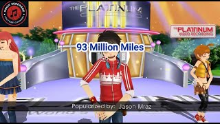93 Million Miles by Jason Mraz Karaoke