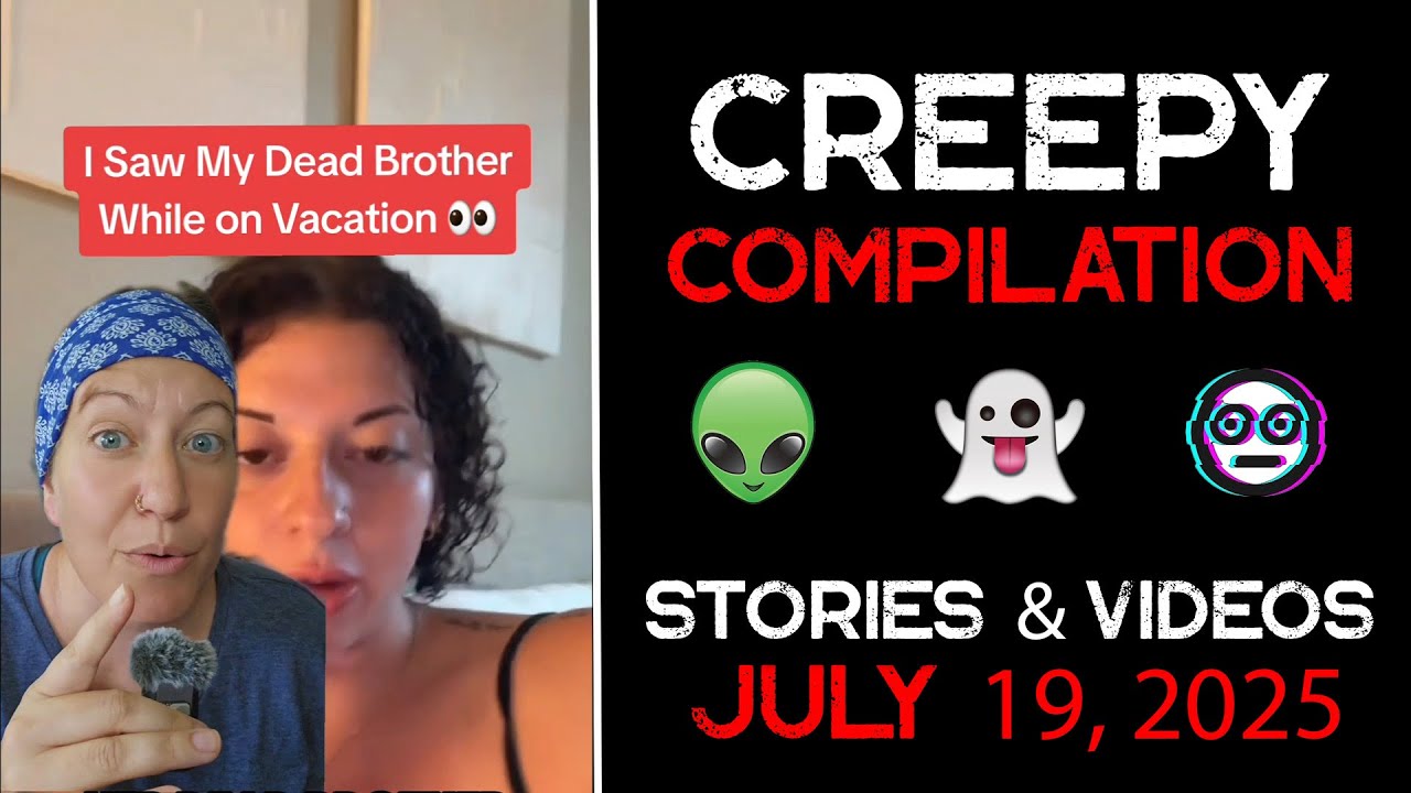 She Saw Her Dead Brother on Vacation & More  | Creepy Glitch & Paranormal Video Compilation