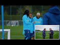 Live at training ahead of Spurs' Champions League trip to Monaco!