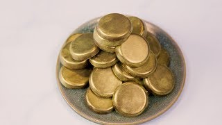 Homemade chanukah gelt - Savory