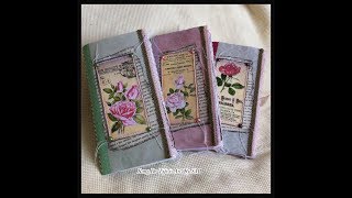 Junk Journal style Travelers Notebook (TN) Inserts flip through  (fauxdori/midori) ARTYmaze/TRD