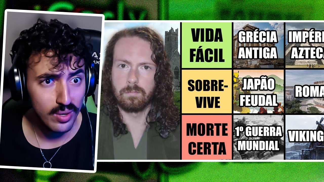 Qual a PIOR ERA da HISTÓRIA pra se viver? - Andrezitos | Leozin React