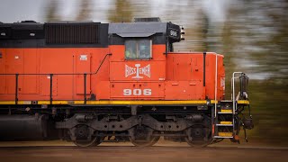 Chasing endangered CN trains on the Missabe subdivision near Duluth MN