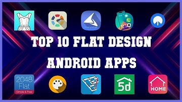 Top 10 Flat Design Android App | Review