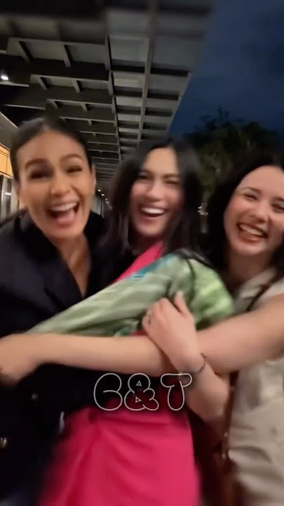 CUTE FRIENDSHIP - IZA CALZADO, DIANA ZUBIRI AT KARYLLE PADILLA #trendingvideo