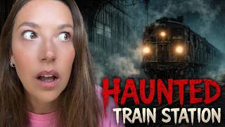 I SAW A GHOST IN A HAUNTED TRAIN STATION (STILL IN SHOCK)