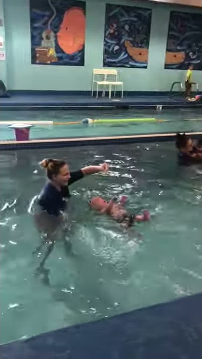 Baby Learns How to Swim at Early Age || ViralHog