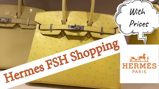 Hermes Shopping FSH store 24 Rue Faubourg | Hermes New 2023 Prices Birkin Kelly Constance | OxanaLV