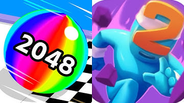 2048 | Voodoo gameplay Merge Grabber vs Ball Run 2048 Merge Number #cutiepie22yt