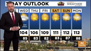 FORECAST: Cooler day ahead in Phoenix