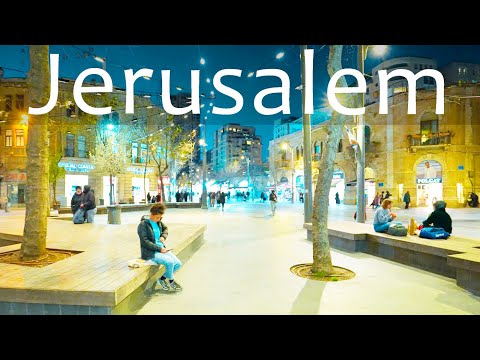 Night Walk in JERUSALEM. The Absence of Fuss Is Reassuring
