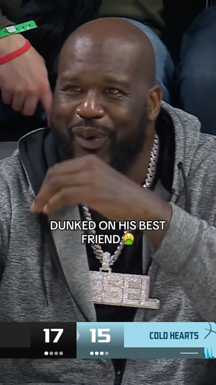 Shaq couldn’t believe it ? 4th quarter live rn!! #shorts #basketball #overtime #ote