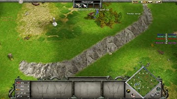 Age of Mythology Poseidon VS Nu Wa, Thor, Gaia & Isis