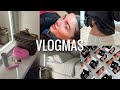 VLOGMAS DAY 2: work filled day, meetings, filling 400+ EP orders, eyebrow tinting + more!